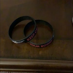 Breast cancer awareness bracelets